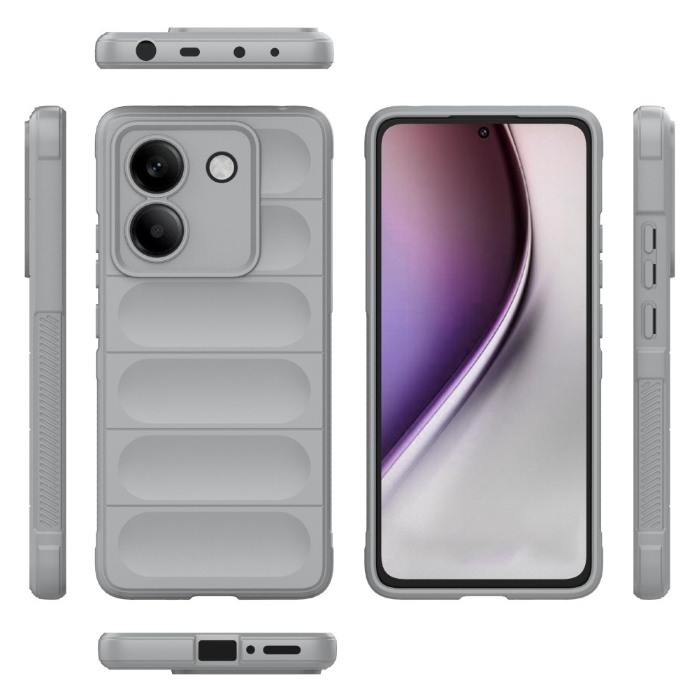 Rugg tartós zselés tok Xiaomi Poco M7 Pro 5G - világosszürke