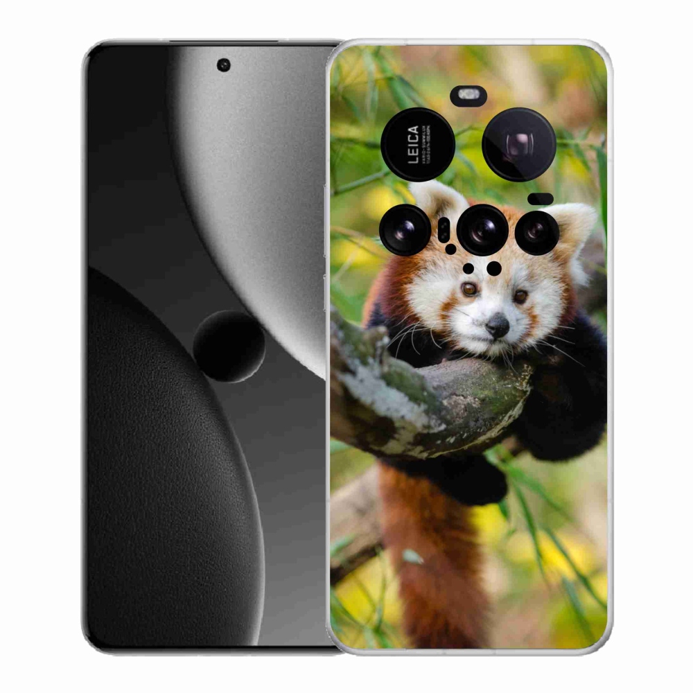 Gél borítás mmCase a Xiaomi 15 Ultra készülékhez - pandavörös