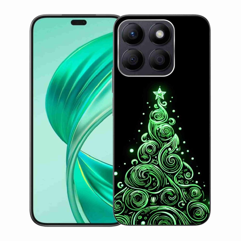 Gél borítás mmCase a Honor X8b-hez - neon karácsonyfa 3