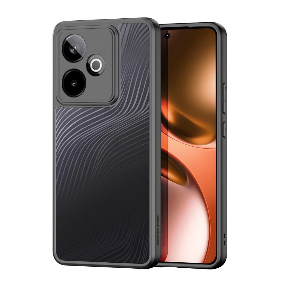 DUX Aimo zselés tok fix hátlappal a Realme GT 7 5G/GT 7T 5G készülékhez - fekete