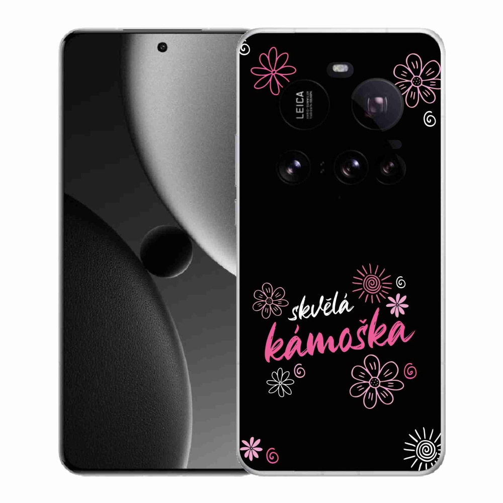 Gél borító mmCase a Xiaomi 15 Ultra - nagyszerű haver fekete háttérrel