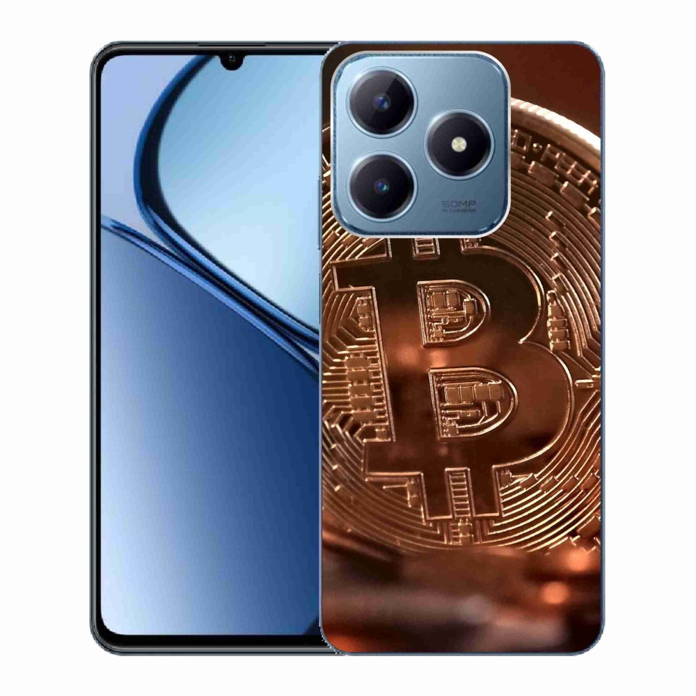 Gél borítás mmCase a Realme C63 készülékhez - bitcoin