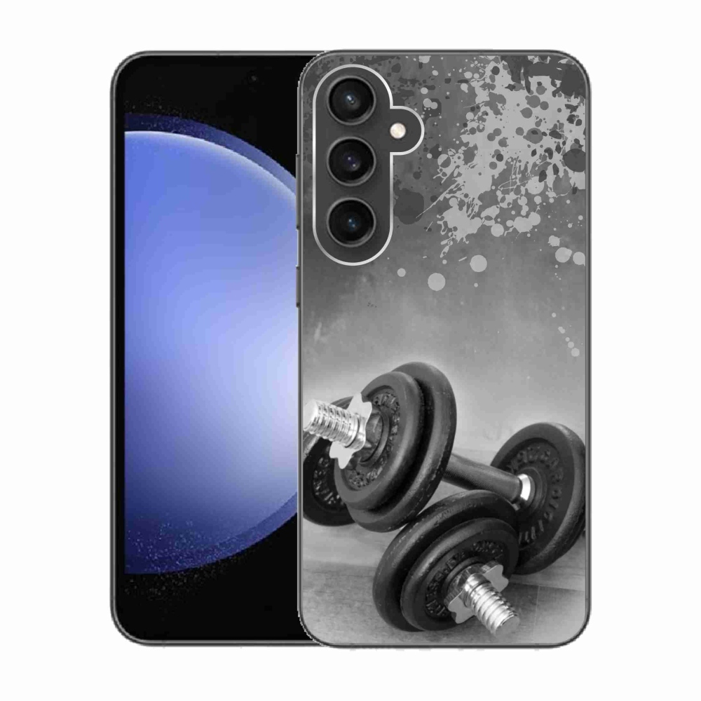 Zselés borítás mmCase Samsung Galaxy S23 FE készülékhez - súlyzók 1