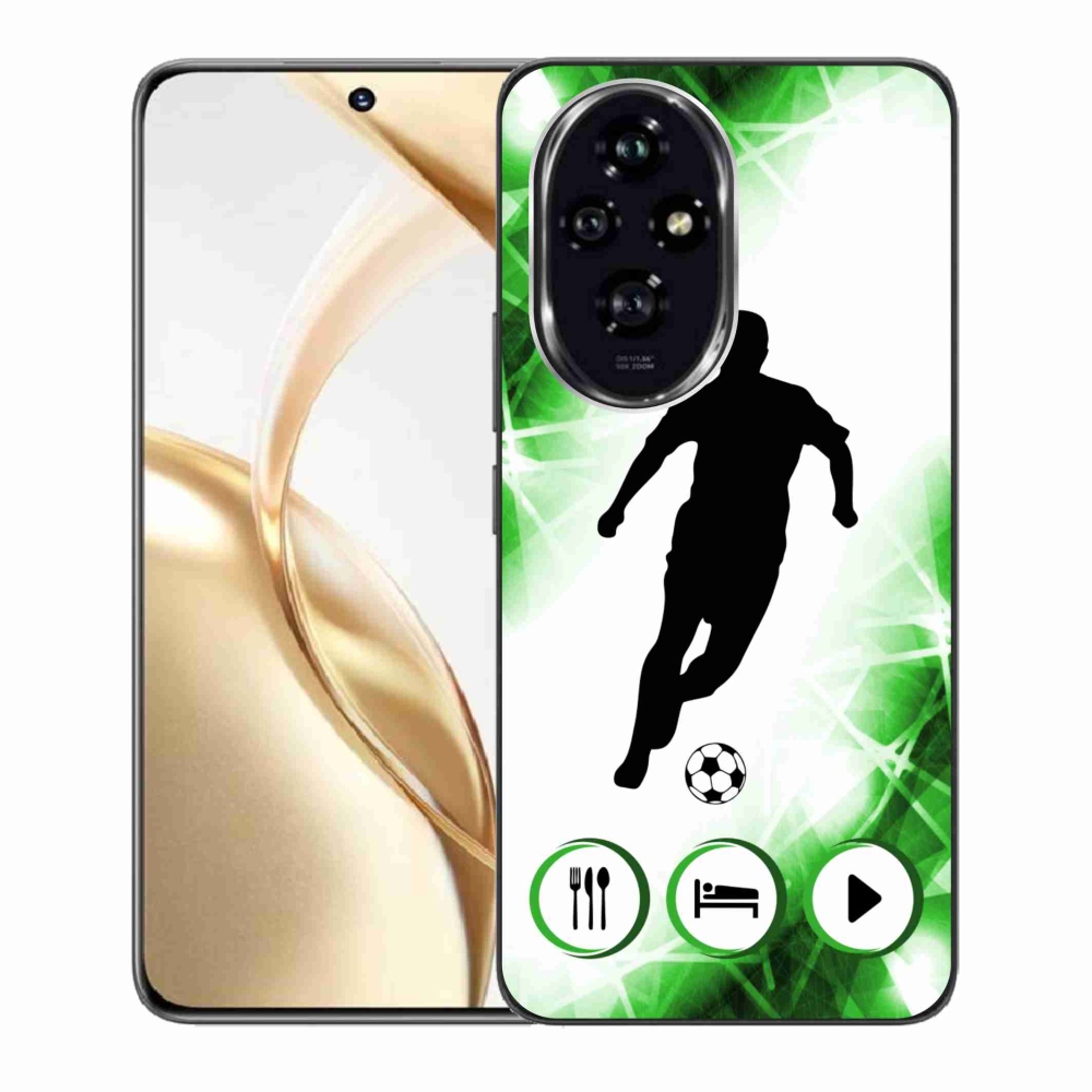 Zselés borítás mmCase a Honor 200 5G számára - focista