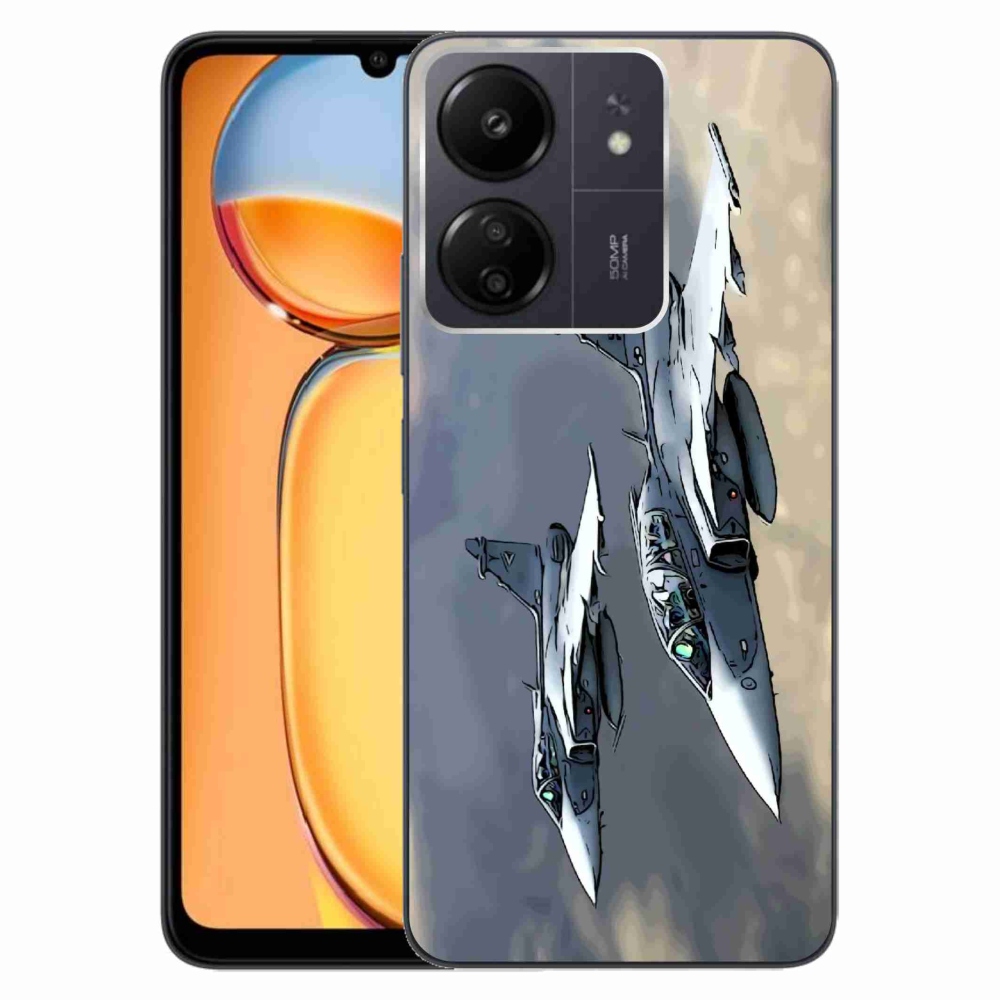 Gél borítás mmCase a Xiaomi Poco C65/Redmi 13C - vadászrepülőkhöz