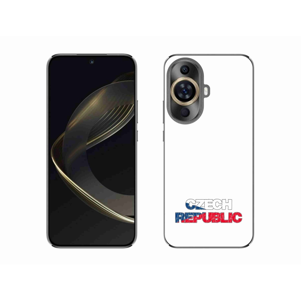 Gél borító mmCase a Huawei Nova 11 készülékhez - Csehország fehér háttér