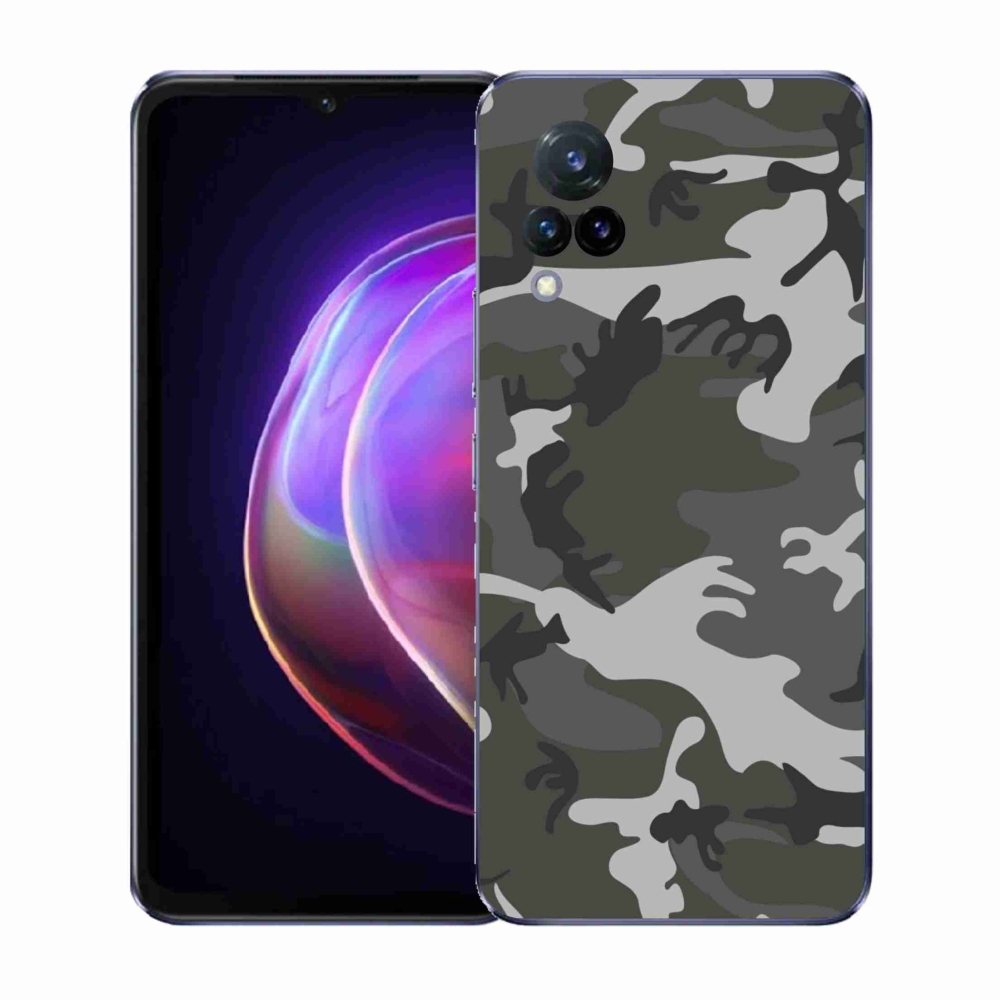 Gél védőburkolat mmCase a Vivo V21 4G/5G készülékhez - álcázó mintázat