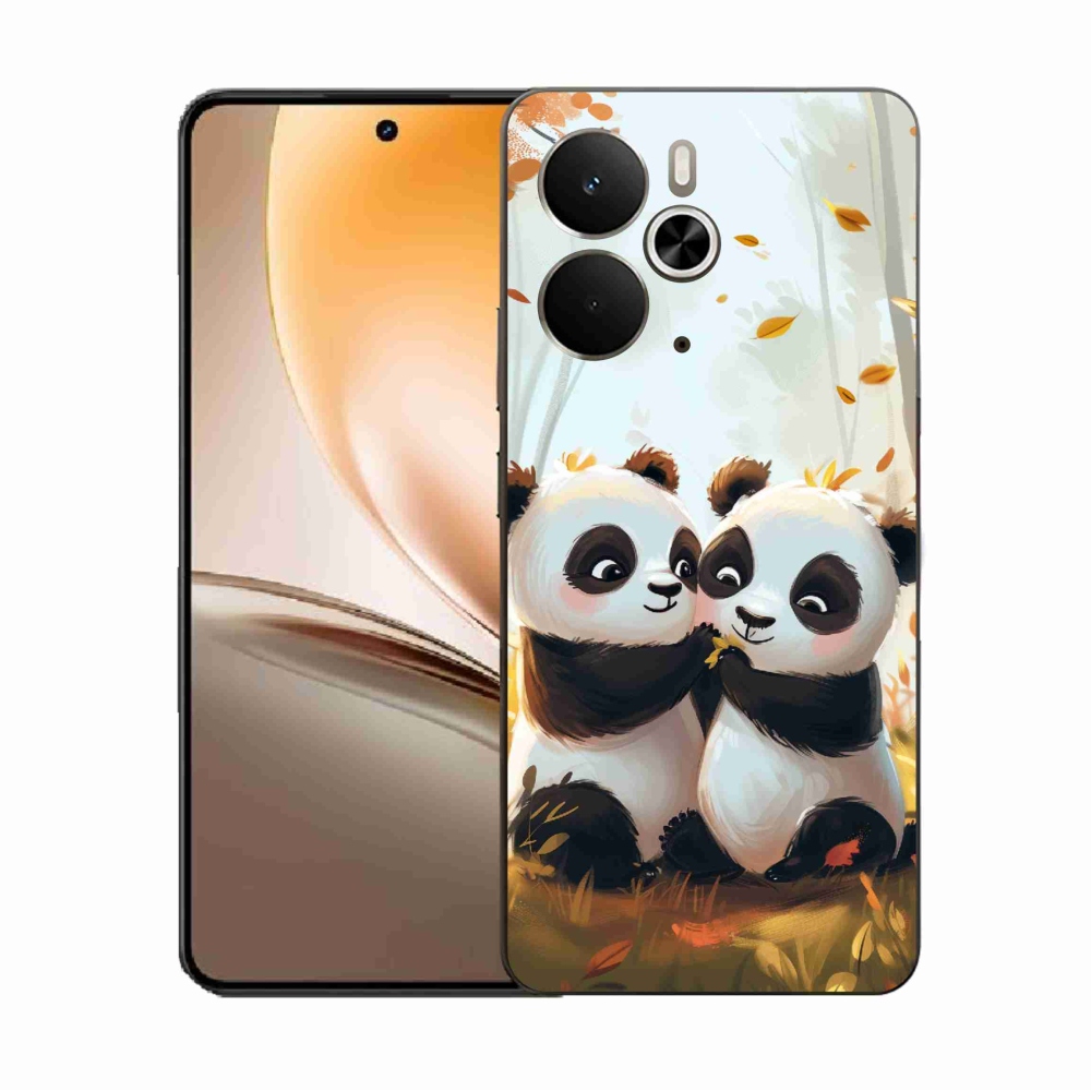Gél borító mmCase a Realme 14 5G/14T 5G készülékhez - pandák