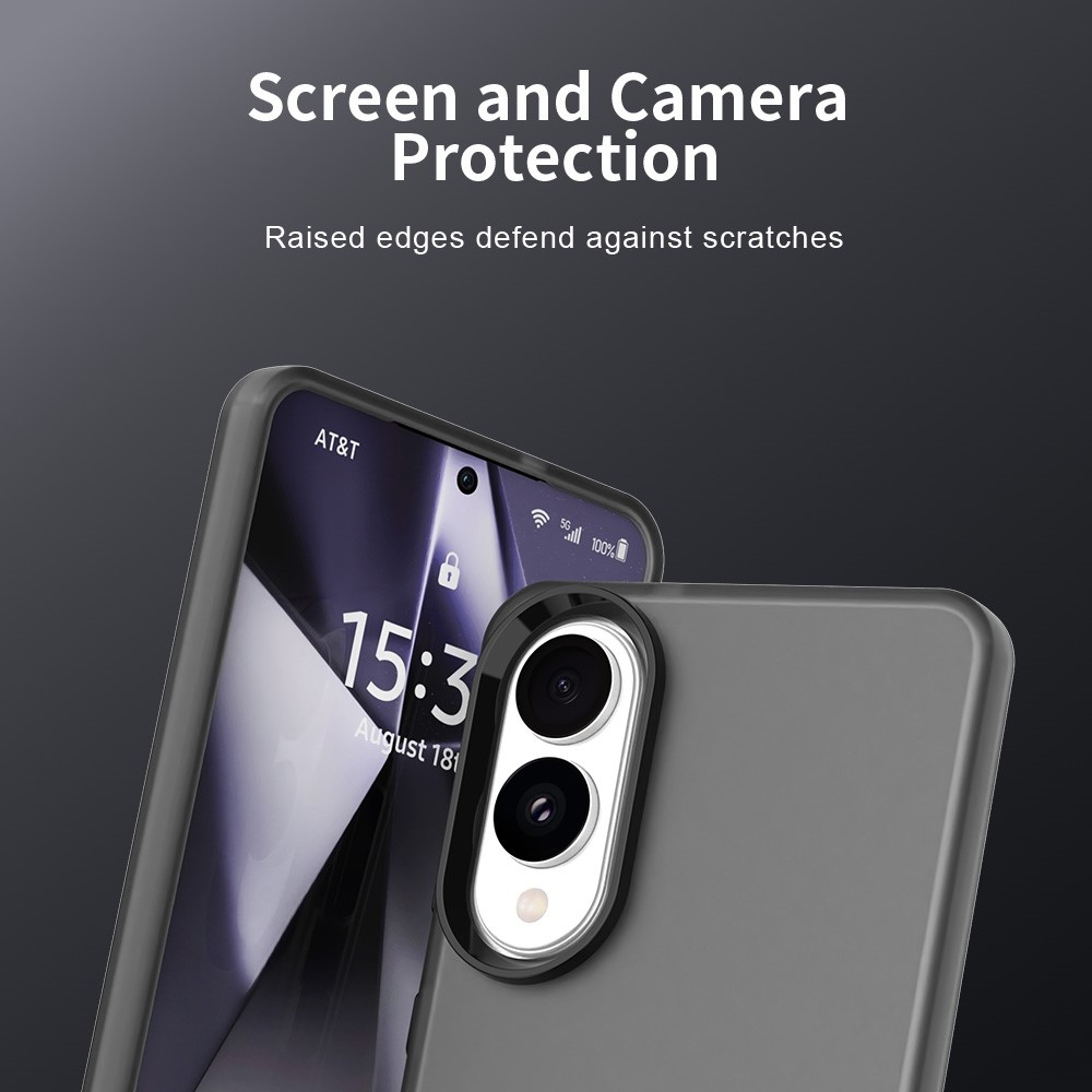 Candys matt zselés tok Samsung Galaxy S25 Edge készülékhez - fekete