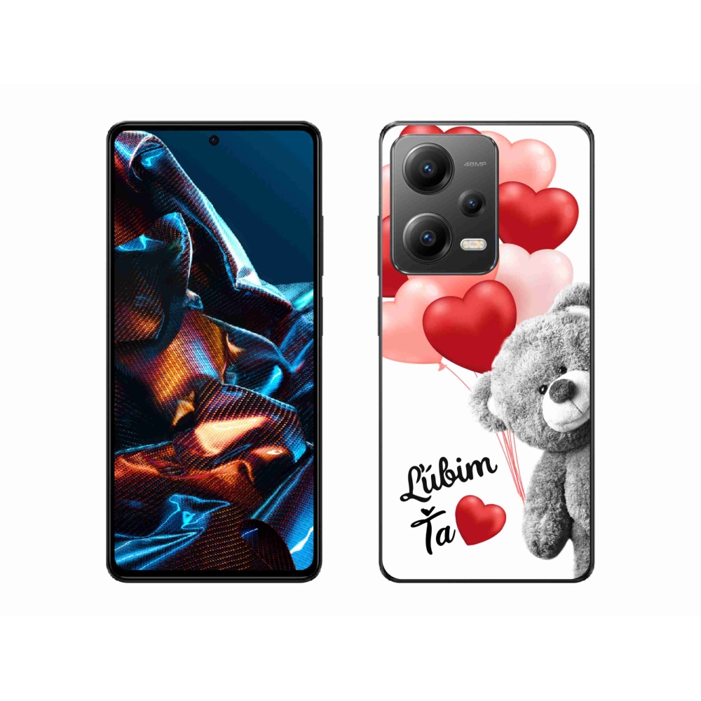 Gél tok mmCase a Xiaomi Redmi Note 12 Pro 5G-hez - I love you en