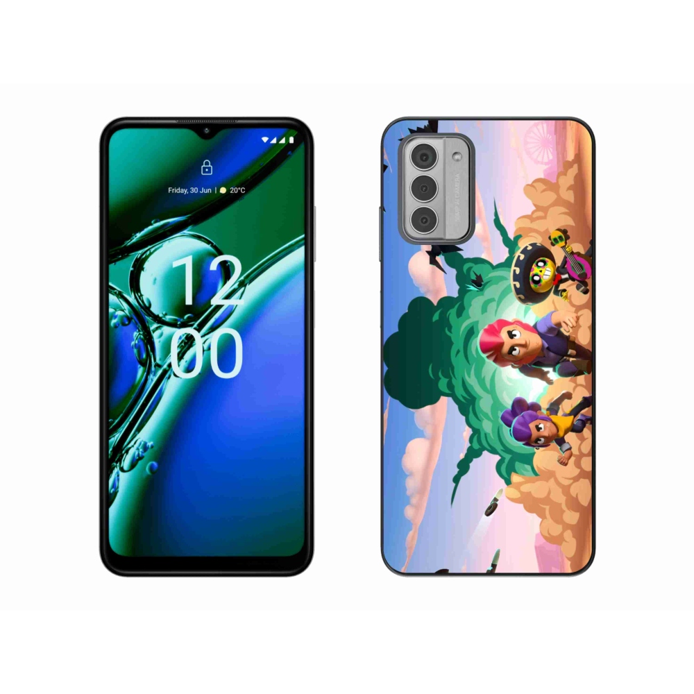 Zselés borítás mmCase a Nokia G42 készülékhez - bravúros csillagok