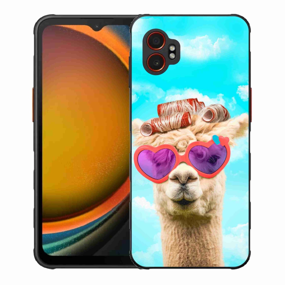 Zselés borítás mmCase Samsung Galaxy Xcover 7 Pro - szemüveges láma