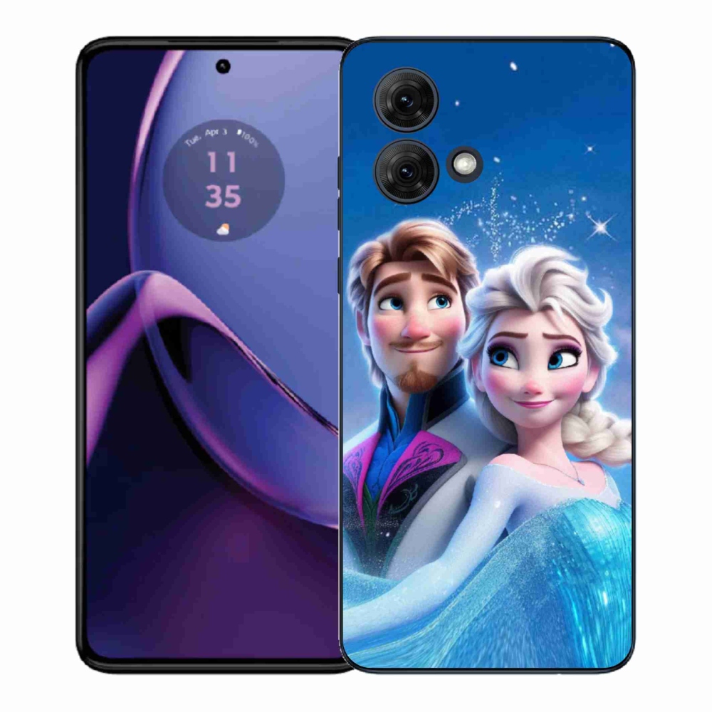 Gél védőburkolat mmCase a Motorola Moto G84 5G készülékhez - Ice Kingdom 1