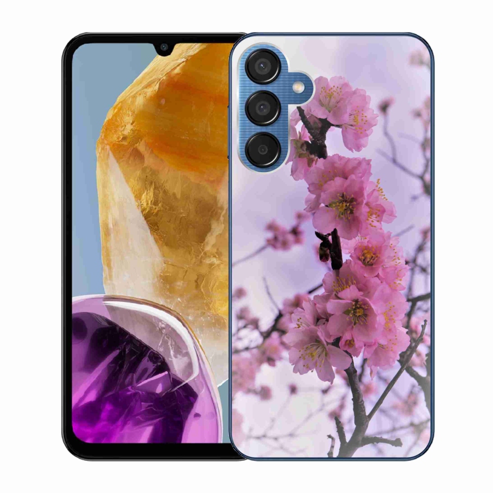 Gél borító mmCase Samsung Galaxy M15 5G - virágok 7