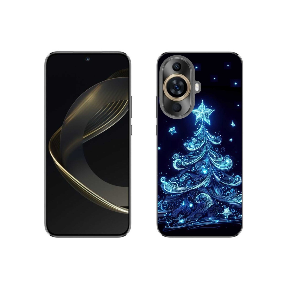 Gél borítás mmCase a Huawei Nova 11-en - neon karácsonyfa 4