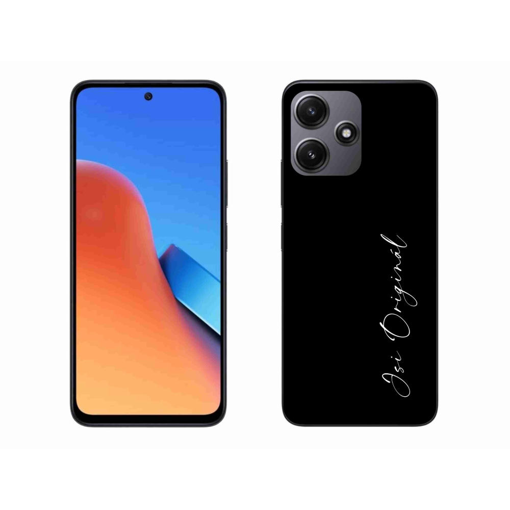 Gél borító mmCase a Xiaomi Redmi 12 5G - te vagy az eredeti fekete háttérrel