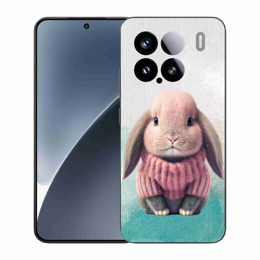 Gél borítás mmCase a Xiaomi 15 - nyúl pulóverben