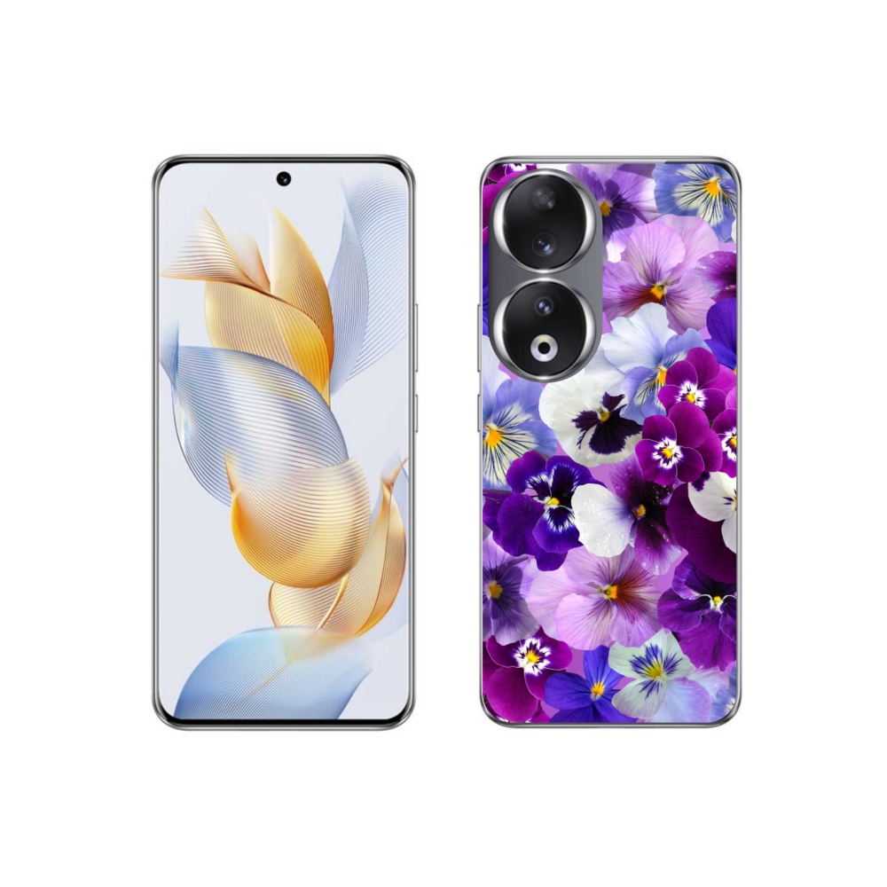 Zselés borítás mmCase a Honor 90 - virágokhoz 9