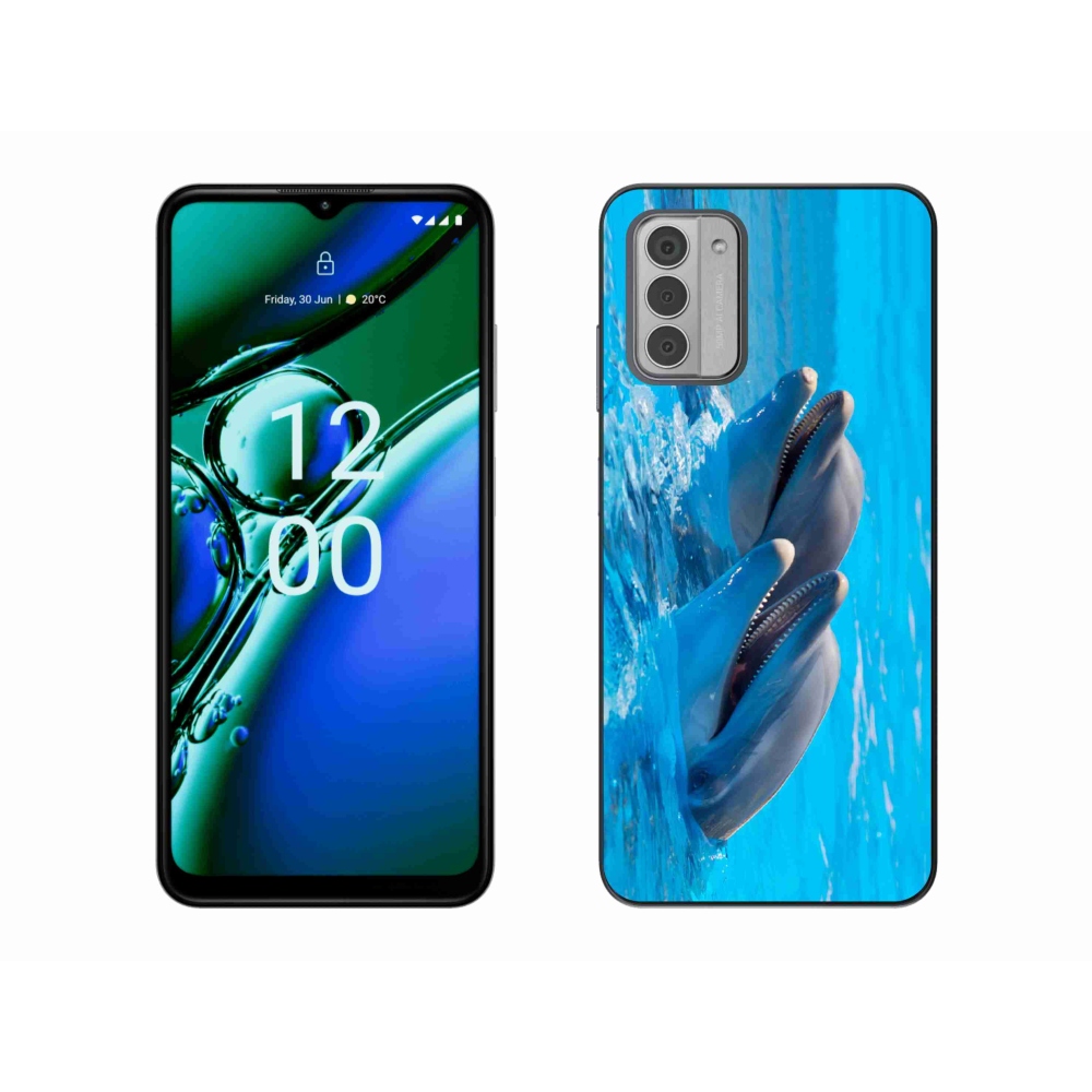 Zselés borítás mmCase a Nokia G42 készülékhez - delfinek