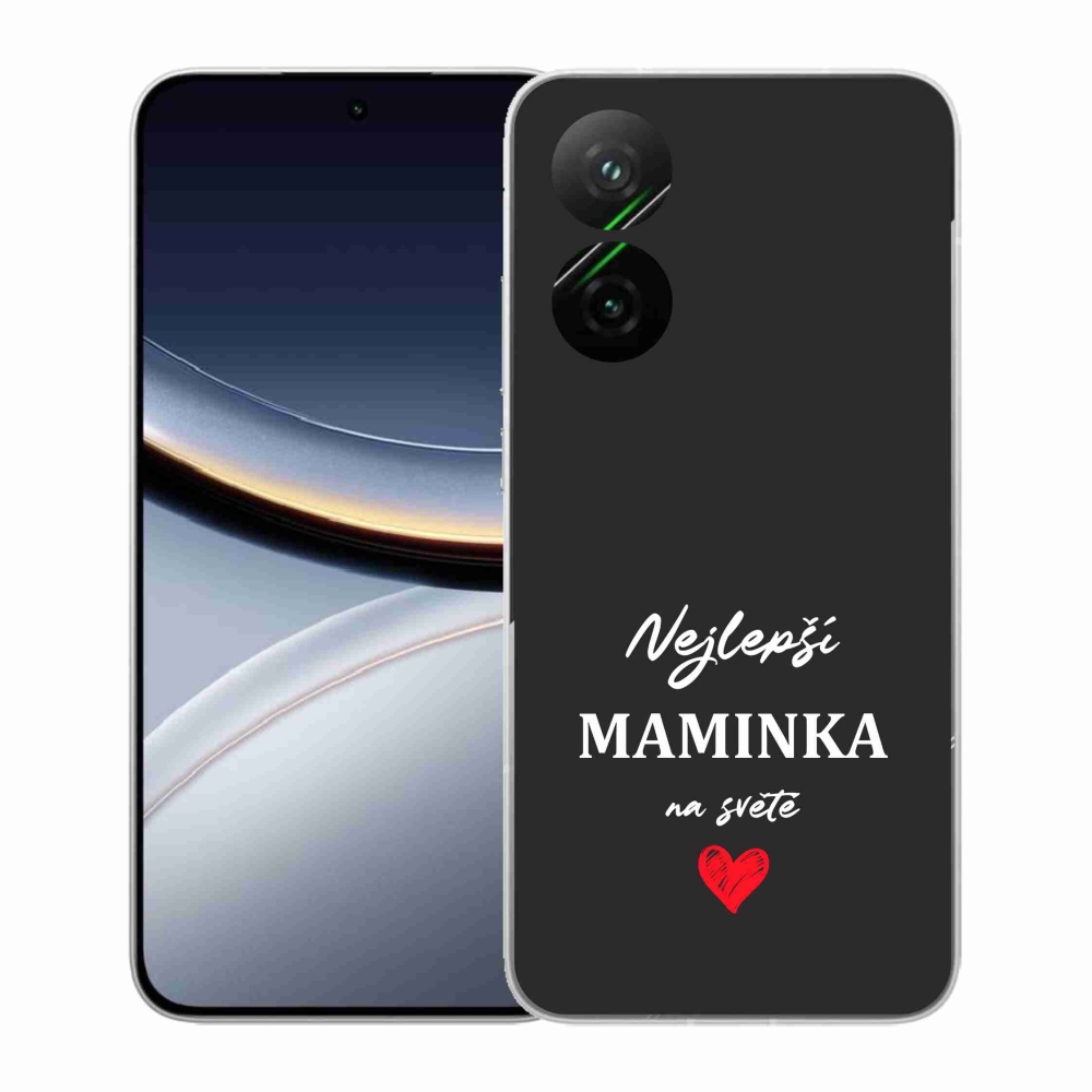 Gél borító mmCase a Xiaomi Poco F7 5G-hez - legjobb anya 1 fekete háttér