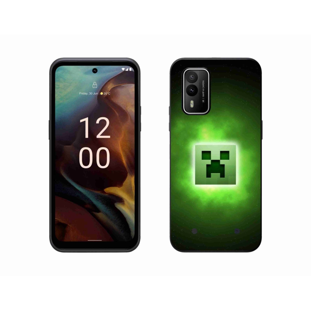 Zselés borítás mmCase a Nokia XR21 készülékhez - minecraft