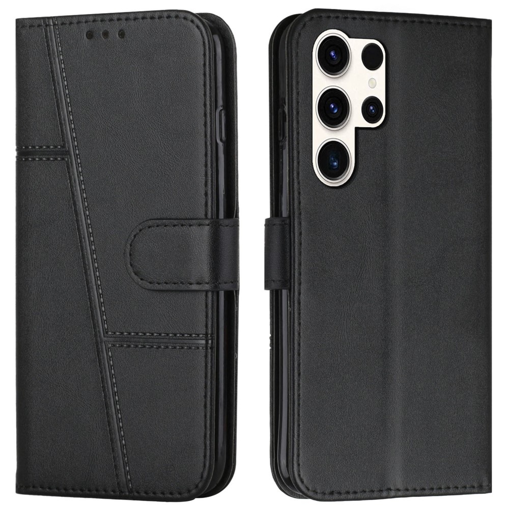 Line book tok Samsung Galaxy S25 Ultra készülékhez - fekete