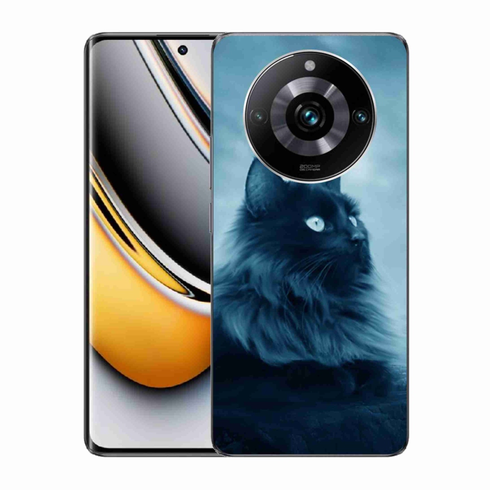 Gél tok mmCase a Realme 11 Pro/11 Pro+ készülékhez - fekete cat 1