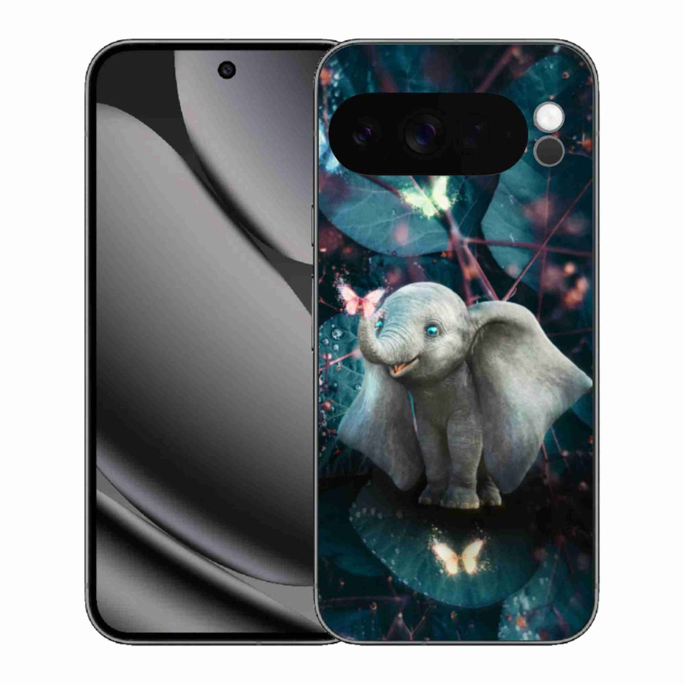 Gél borítás mmCase a Google Pixel 10 Pro XL-hez - aranyos elefánt