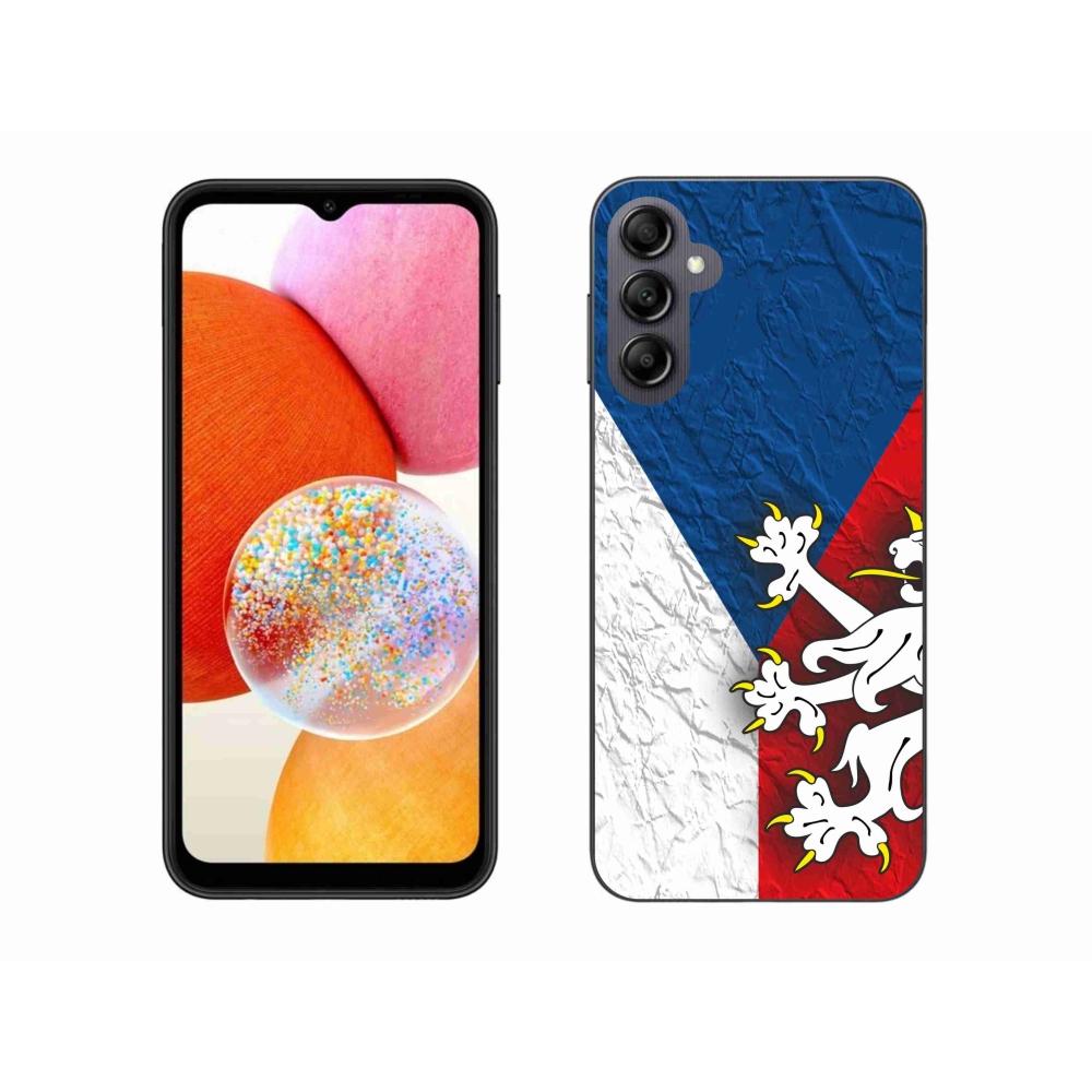 Gél borítás mmCase Samsung Galaxy A14 4G/5G - cseh zászló 1