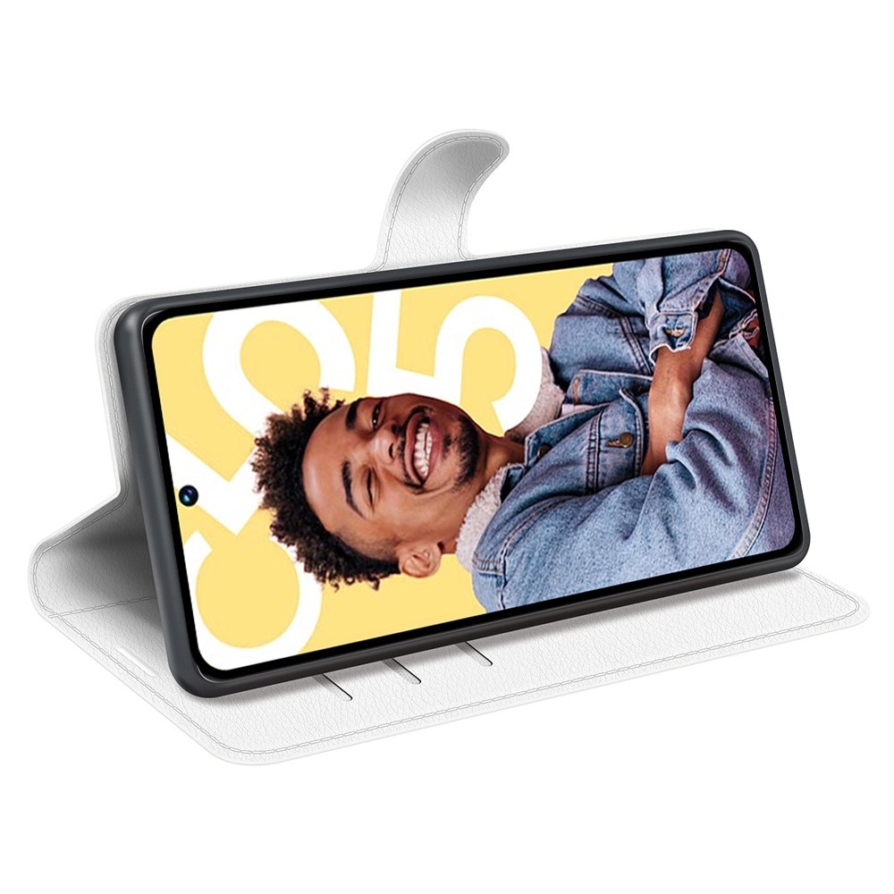 Litchi könyvtáska a Realme C55 készülékhez - fehér