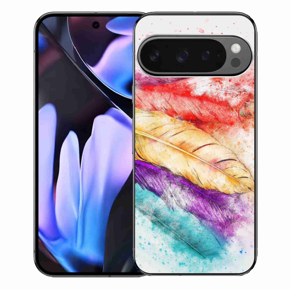 Zselés borítás mmCase a Google Pixel 9 Pro XL számára - színes toll