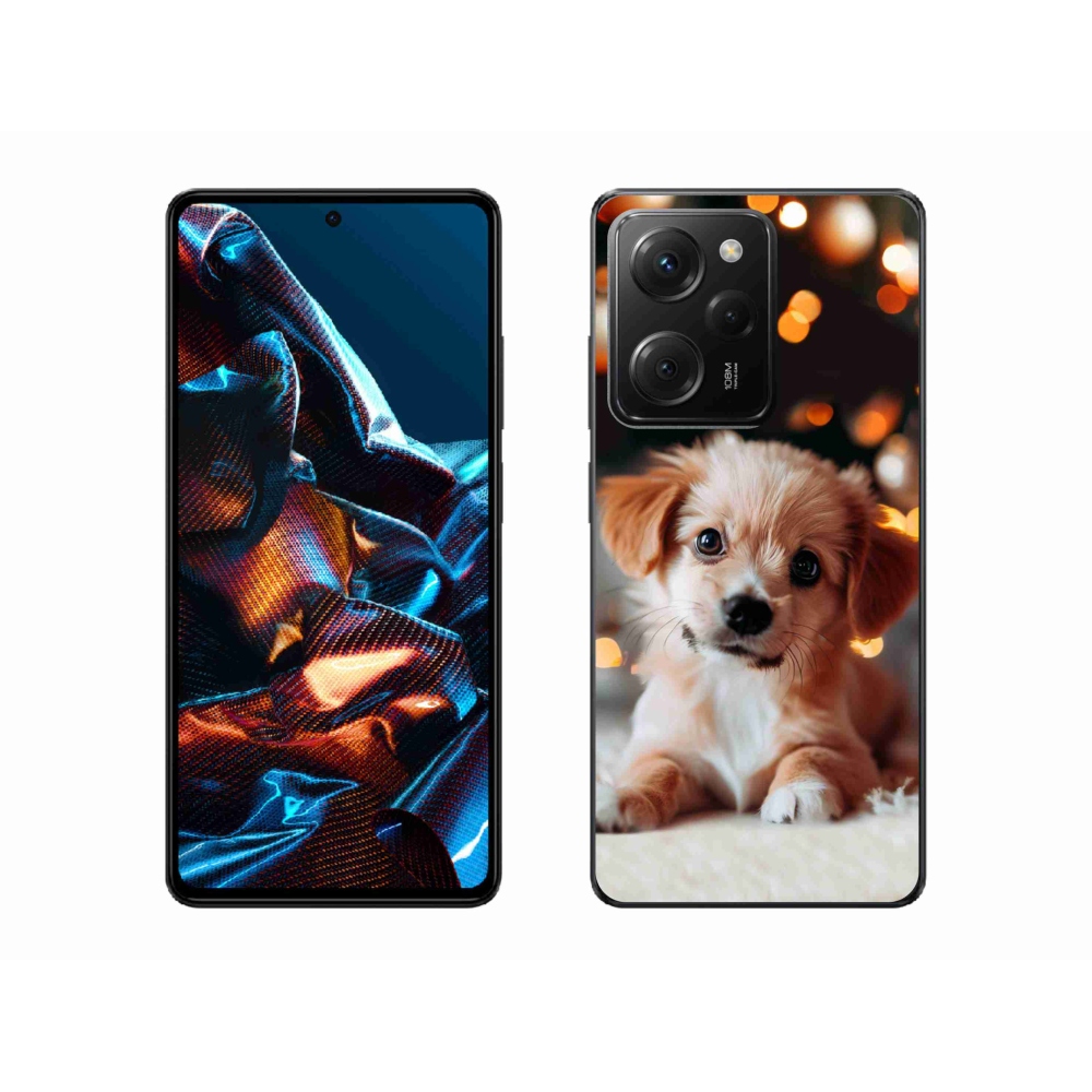 Gél borítás mmCase a Xiaomi Poco X5 Pro 5G számára - kölyökkutyakék