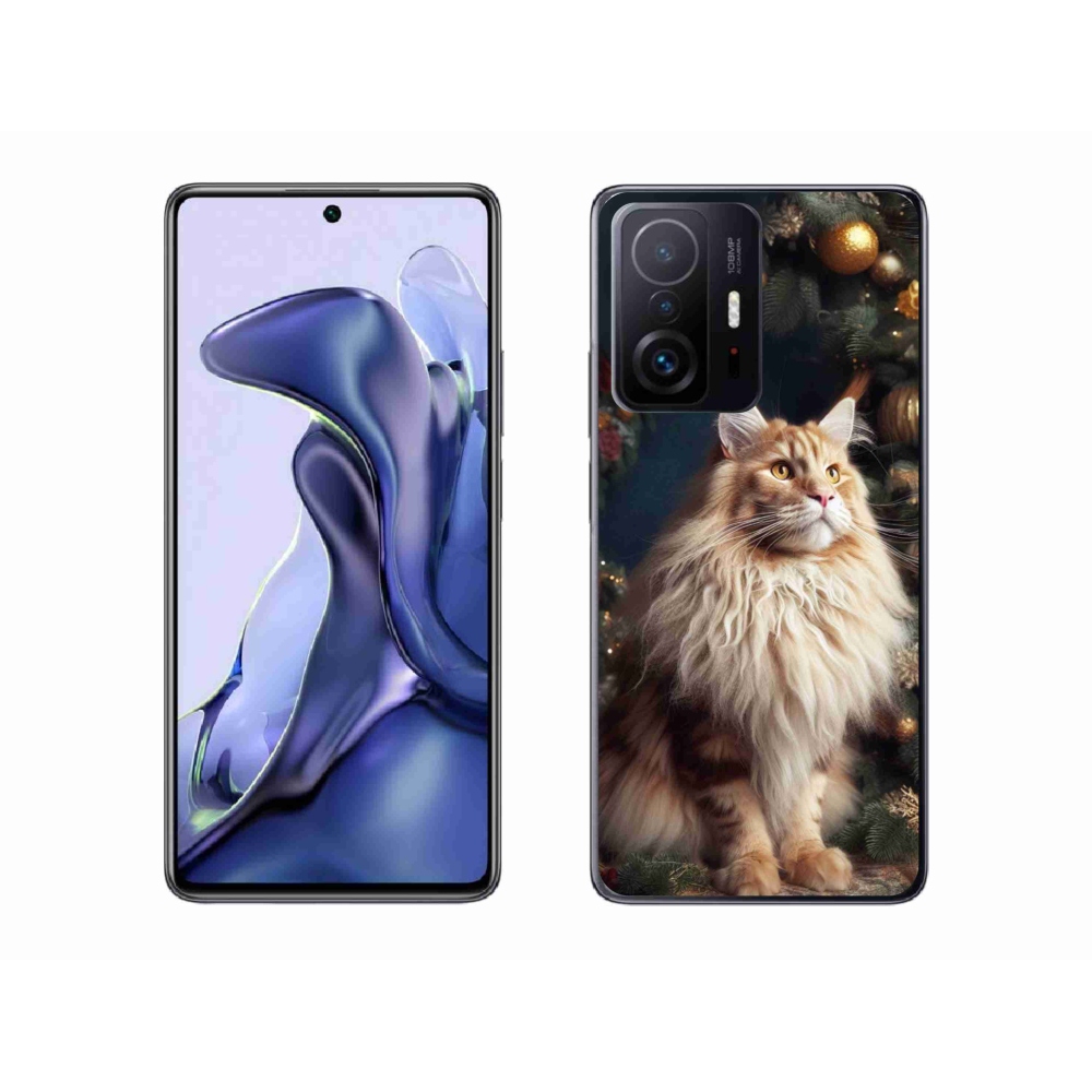 Gél borítás mmCase a Xiaomi 11T-hez - macska a fánál