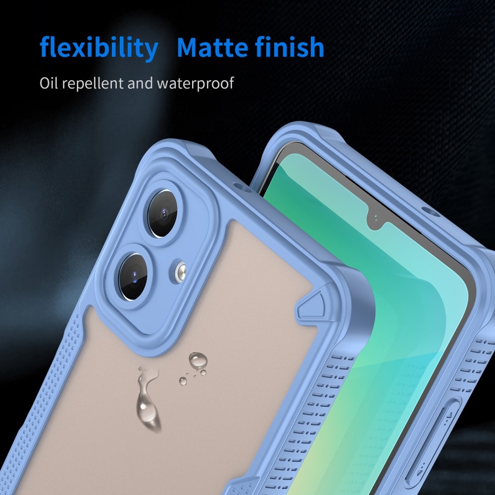 Fagyasztott tartós borítás Samsung Galaxy A06 4G készülékhez - kék