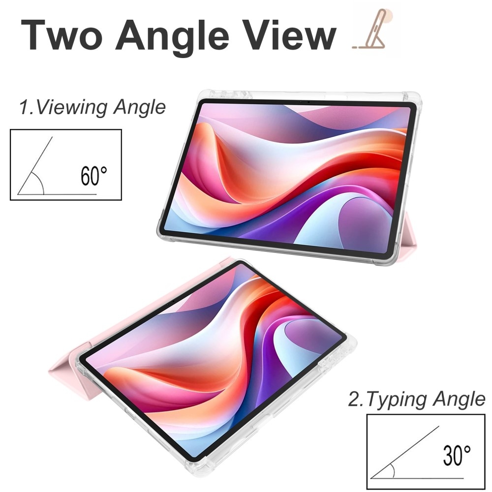 Ügyes záró tok Lenovo Tab M11/Tab K11 - rózsaszínű