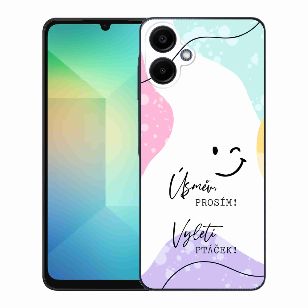 Gél borító mmCase Samsung Galaxy A06 4G - vicces szöveg 4 fehér háttérrel