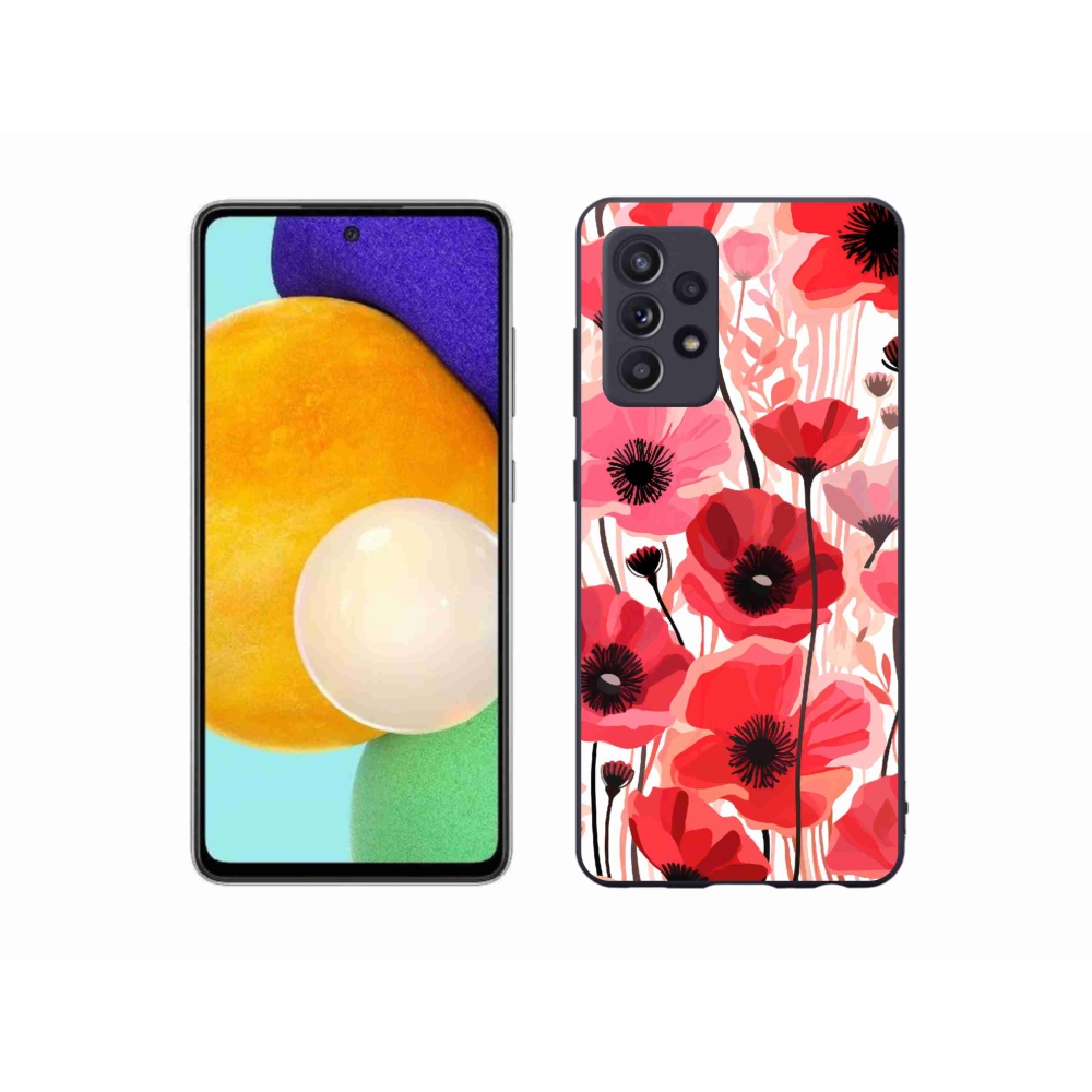 Zselés borítás mmCase Samsung Galaxy A52s 5G - mákos 1