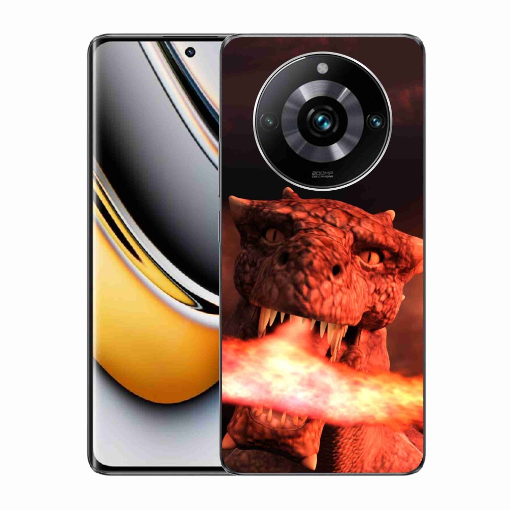 Zselés borítás mmCase a Realme 11 Pro/11 Pro+ készülékhez - sárkány