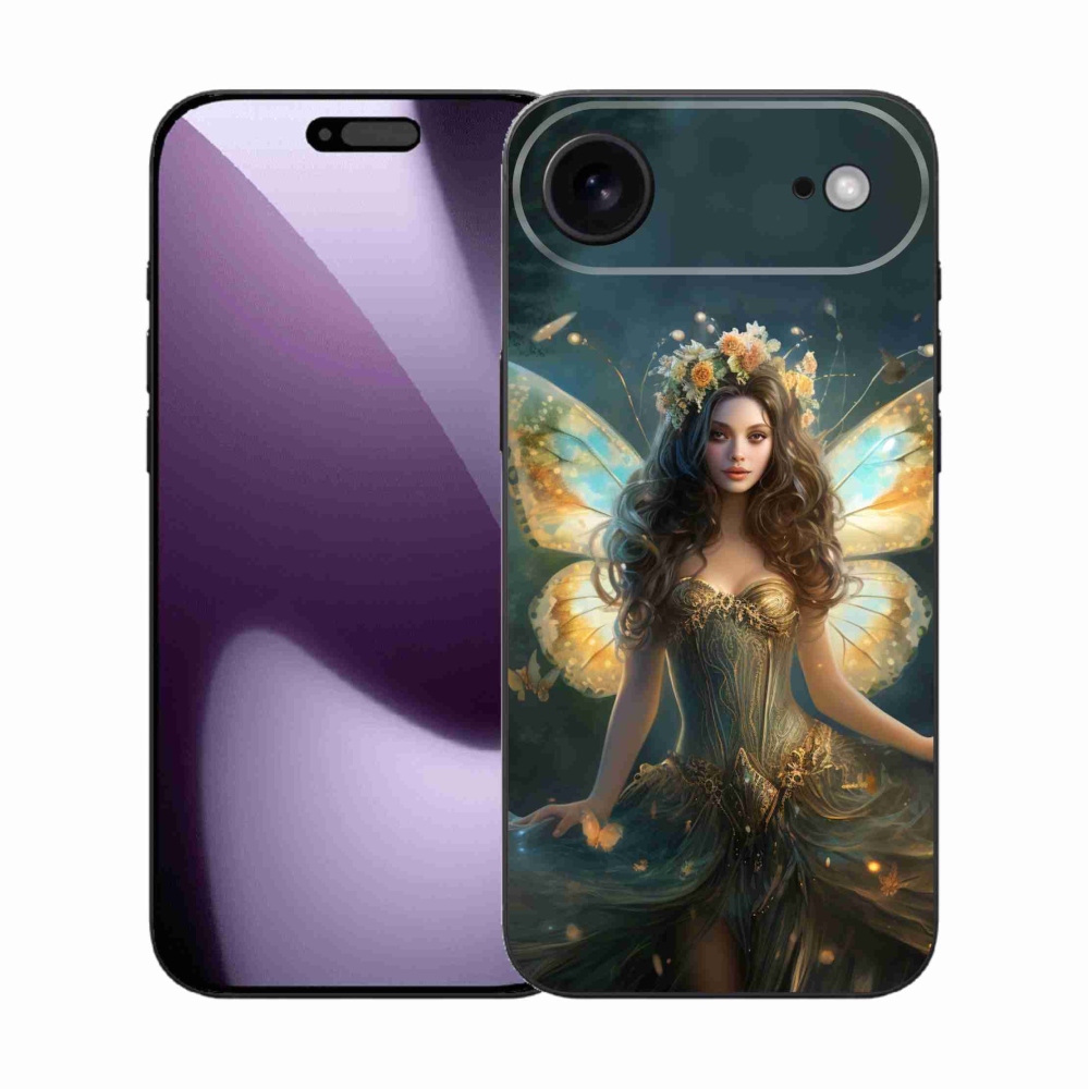 Gél borítás mmCase iPhone 17 Air készülékhez - pillangó nő