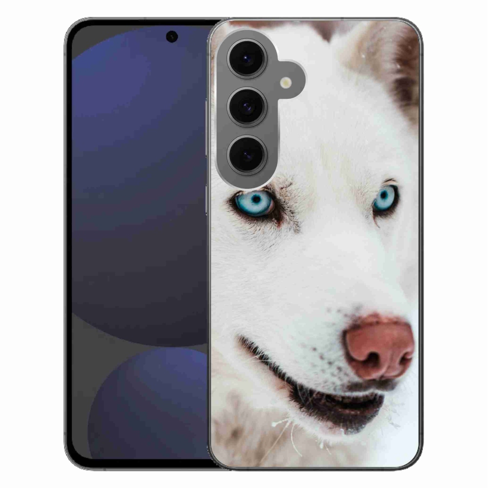 Gél tok mmCase a Samsung Galaxy S24 FE készülékhez - kutyaszemmel nézve