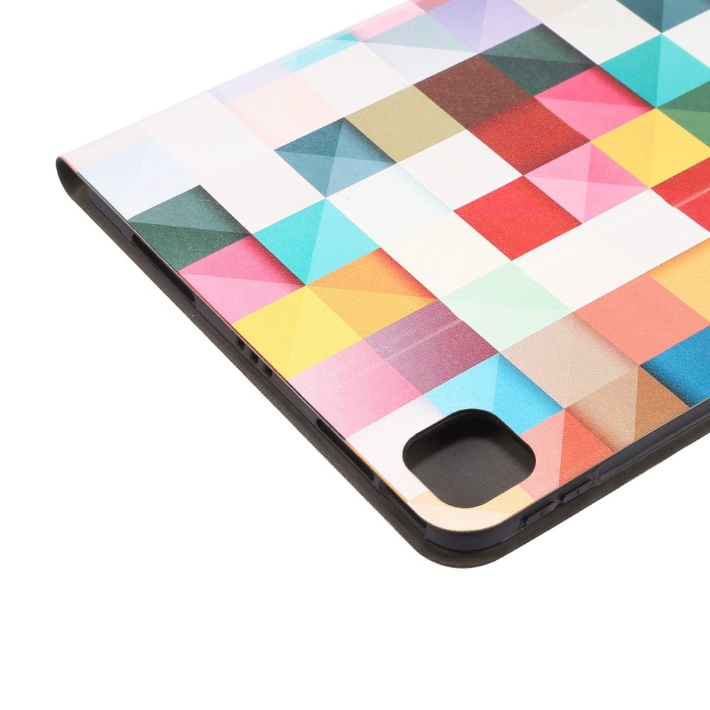 Patte intelligens záró tok iPad Pro 11 (2020/21/22) - színes négyzetek
