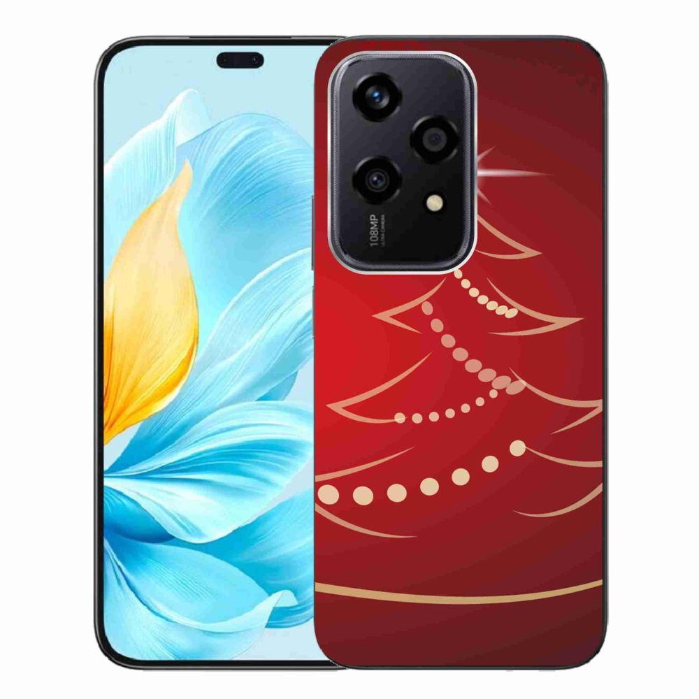 Gél borítás mmCase a Honor 200 Lite 5G számára - karácsonyfa karikatúra