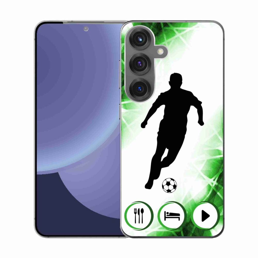Gél borítás mmCase Samsung Galaxy S25-hez - futballista