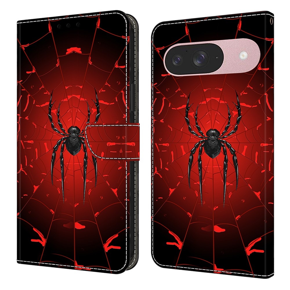 Sima könyv tok a Google Pixel 10 Pro/Pixel 10 számára - pók