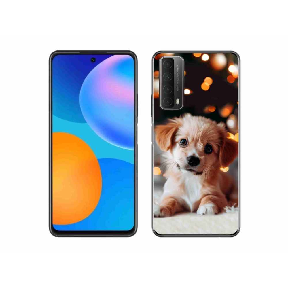 Zselés borítás mmCase a Huawei P Smart (2021) - kölyökkutyakékhez