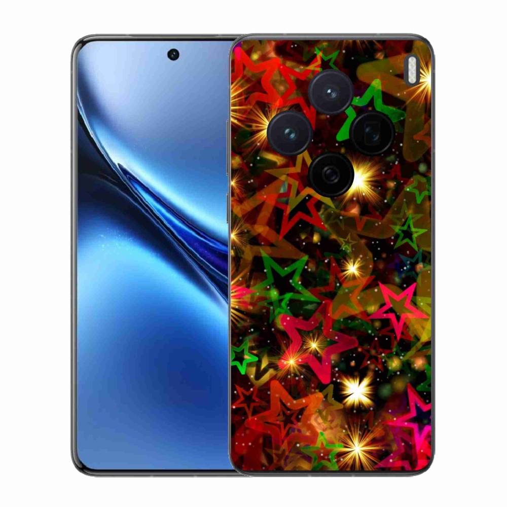 Zselés borítás mmCase a Vivo X200 5G készülékhez - színes csillagok