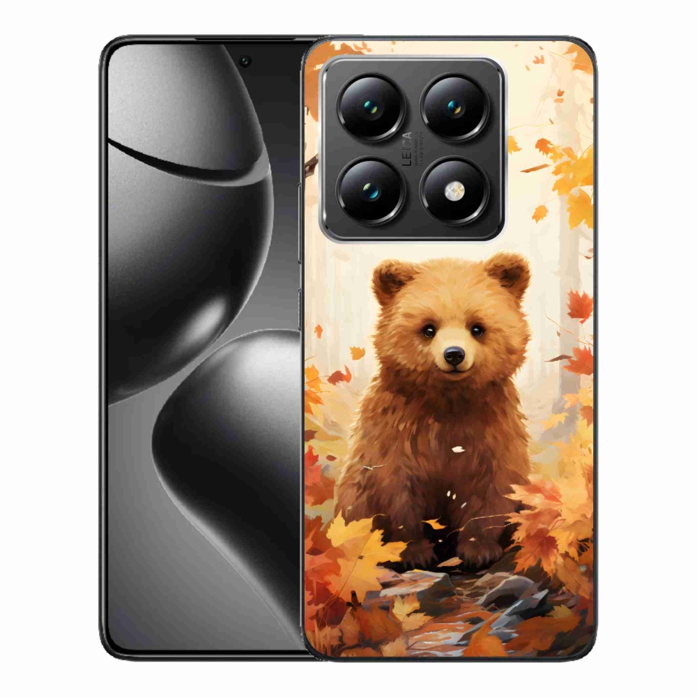 Gél borítás mmCase a Xiaomi 14T-hez - medve az erdőben