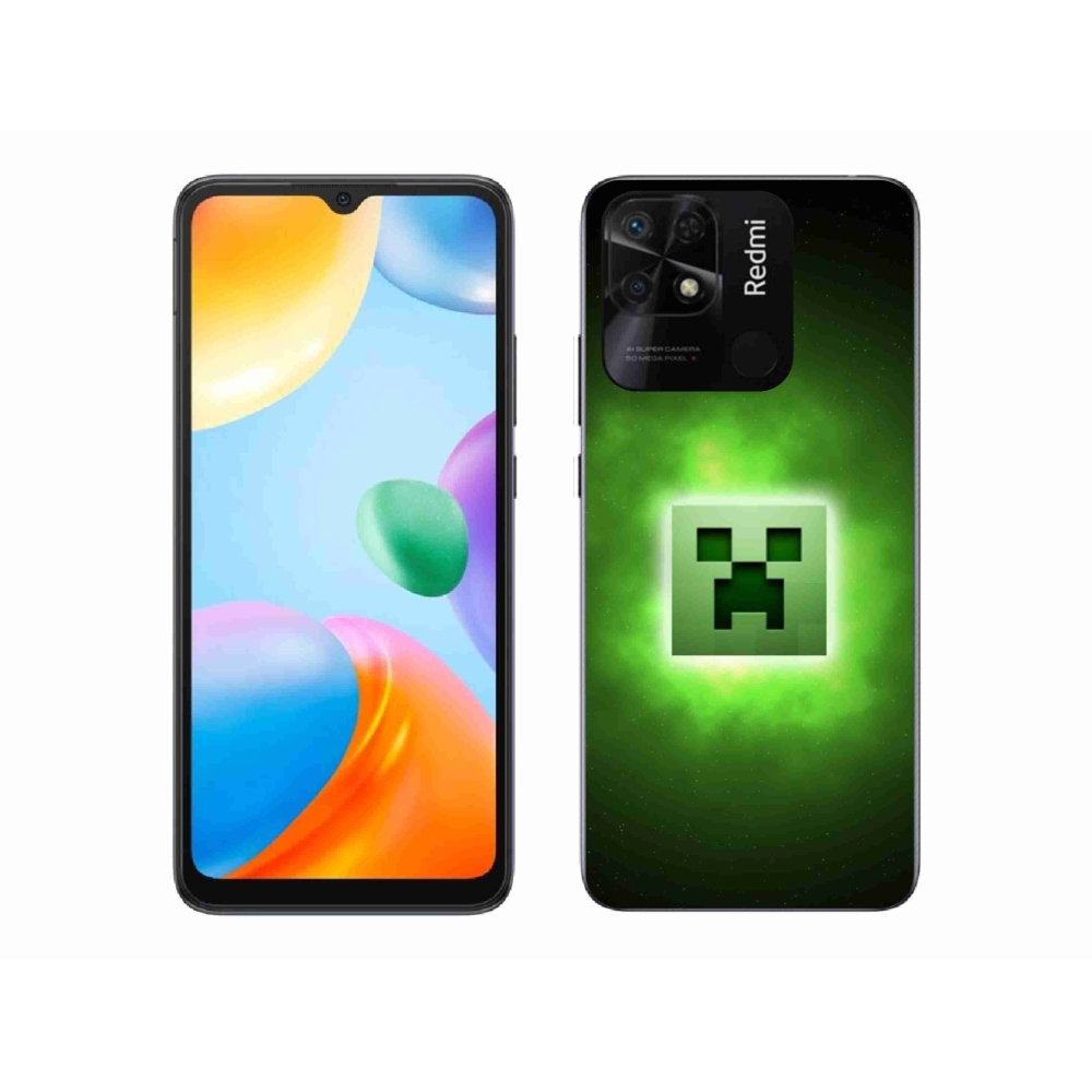 Gél borítás mmCase a Xiaomi Redmi 10C-hez - minecraft