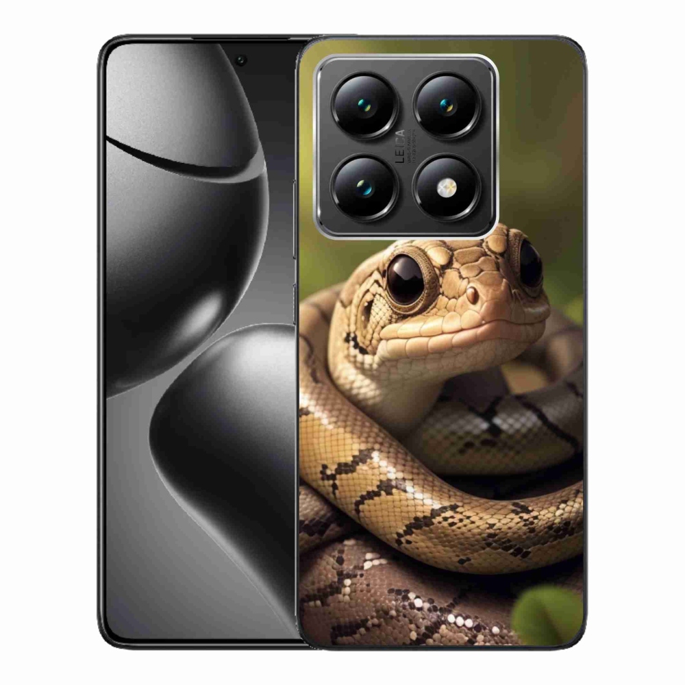 Gél borítás mmCase a Xiaomi 14T számára - kígyó 1