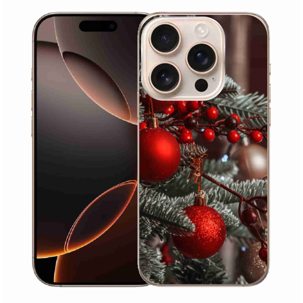 Gél borítás mmCase iPhone 16 Pro Max készülékhez - karácsonyi dekorációk 2